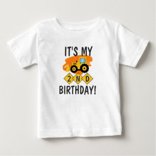 Construction Birthday Baby T-Shirt