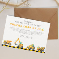 Construction Birthday Dump Truck Digger