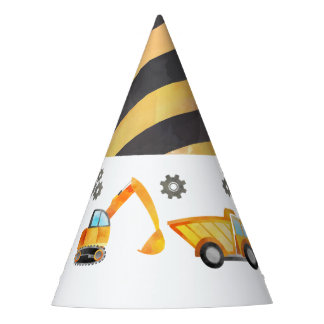 Construction Birthday Hat for a Construction Party