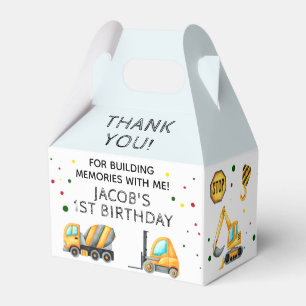  Construction Birthday Party Favor Dump Truck  Box