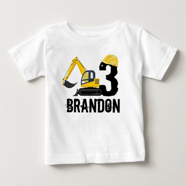 Construction Birthday Shirt (Front)