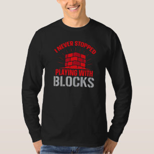 Construction Brickaying Job Profession Bricklayer  T-Shirt