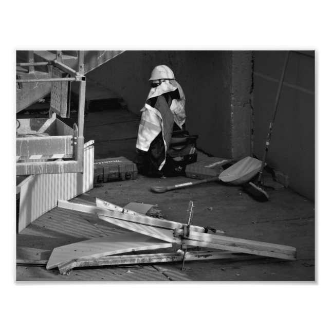 "Construction brings Destruction" Photo Print (Front)