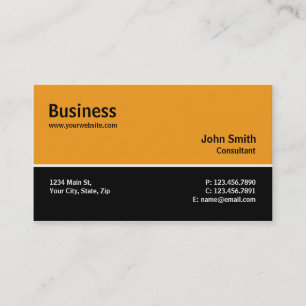 Construction Builder Contractor Mechanic Plain Business Card