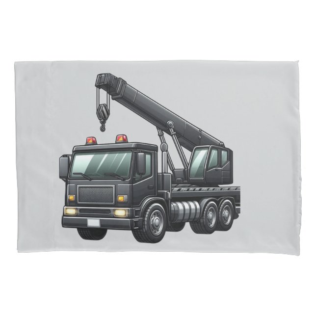 Construction/bulldozer Pillowcase (Front)