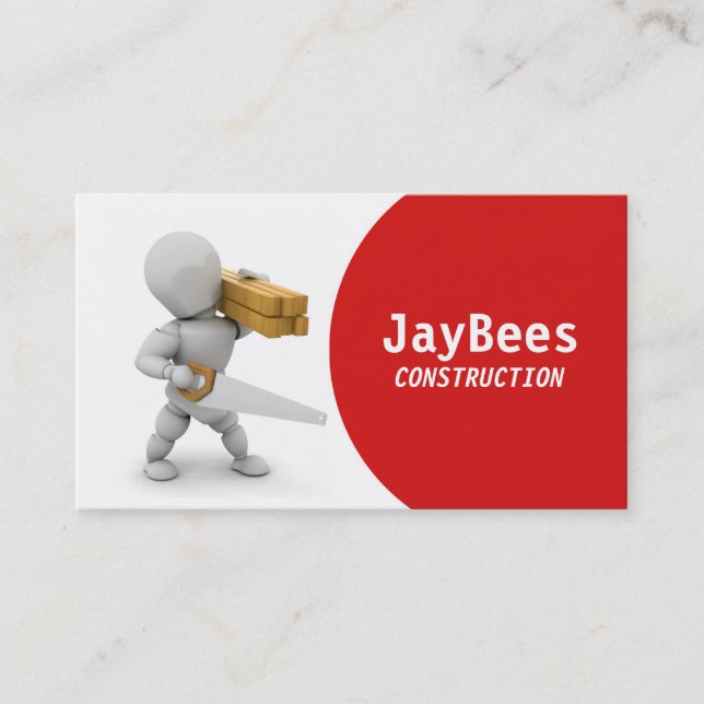 Construction Business Card (Front)