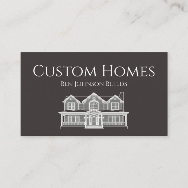 Construction Business Card (Front)