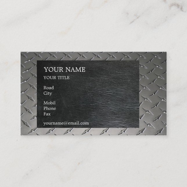 Construction Business Card (Front)