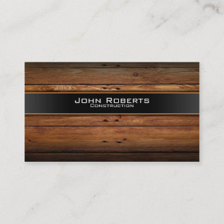 Construction business card