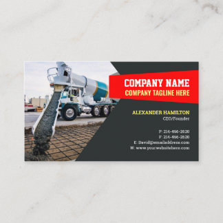 Construction Business Card (Concretes)