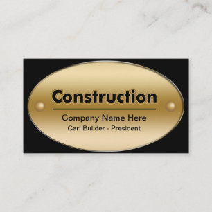 Construction Business Cards