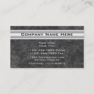 Construction Business Cards