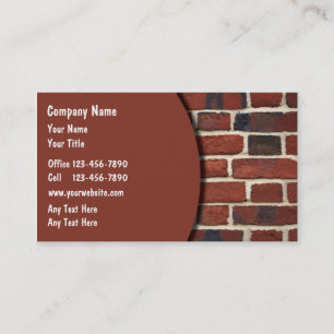 Construction Business Cards