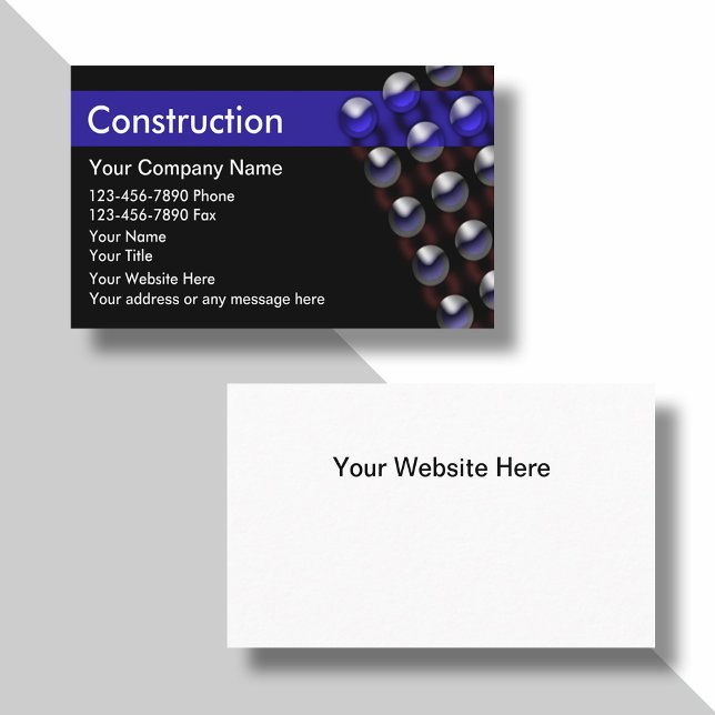 Construction Business Cards (Creator Uploaded)