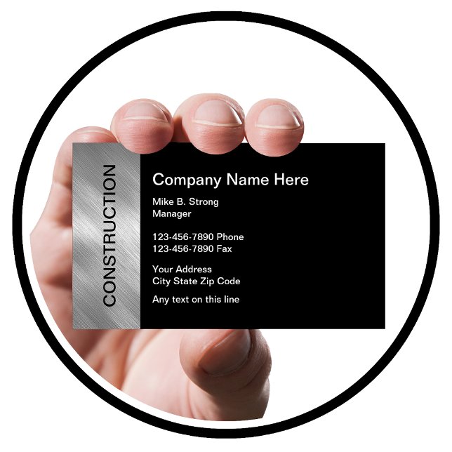 Construction Business Template Card (Creator Uploaded)