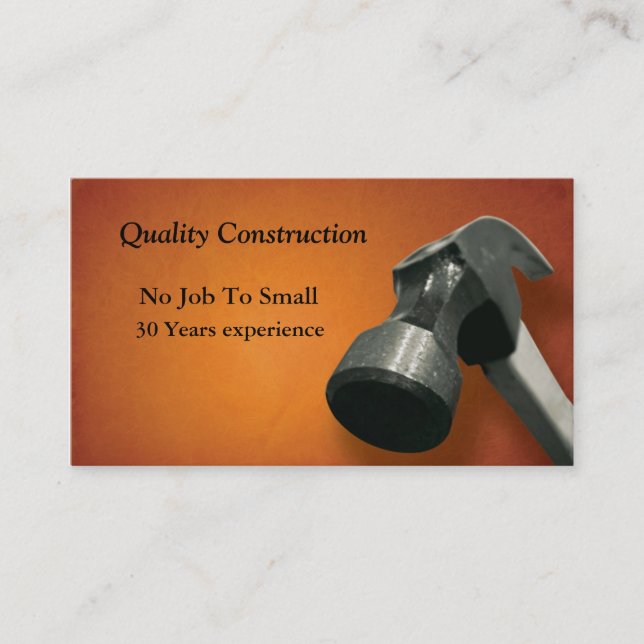 Construction Card (Front)