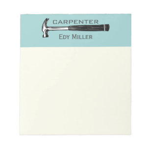 Construction Carpenter Handyman Notepad