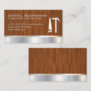 Construction Cartes en bois Outils de marteau