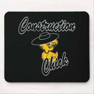 Construction Chick #4 Mouse Pad