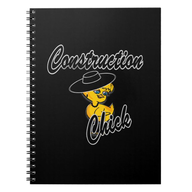 Construction Chick #4 Notebook (Front)