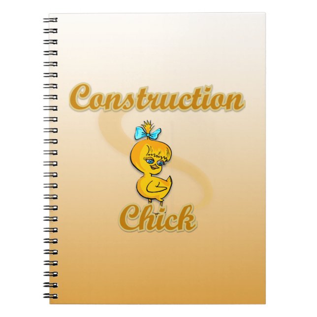 Construction Chick Notebook (Front)