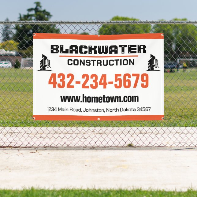 Construction Company Commercial and Residential Banner (Insitu)