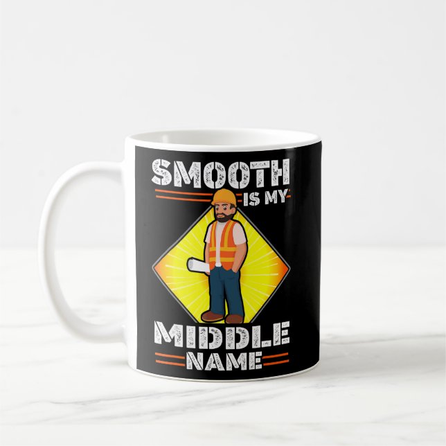 Construction Concrete Finisher Constructor House B Coffee Mug (Left)