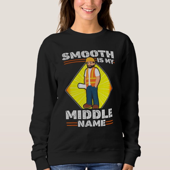 Construction Concrete Finisher Constructor House B Sweatshirt (Front)