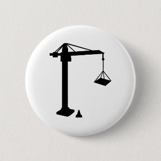 Construction crane 2 inch round button