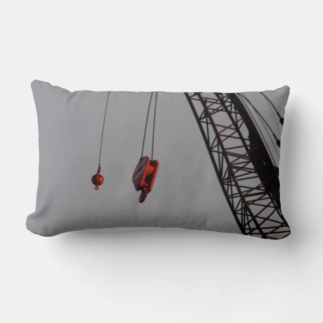 Construction crane industrial lumbar pillow (Front)