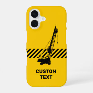 Construction Crane iPhone 16 Case