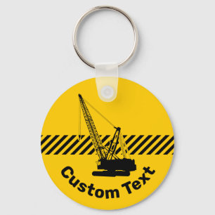 Construction Crane Keychain