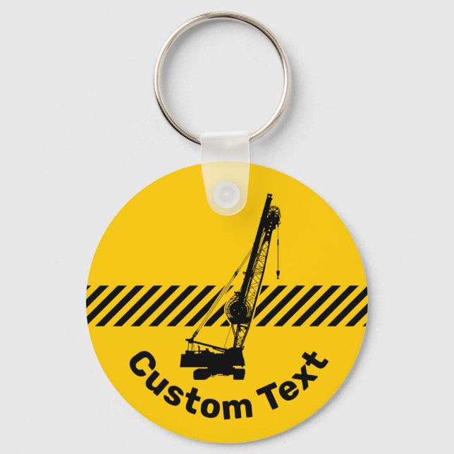 Construction Crane Keychain (Front)