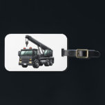 Construction/crane truck luggage tag<br><div class="desc">.</div>