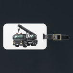 Construction/crane truck luggage tag<br><div class="desc">.</div>