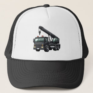 Construction/crane truck trucker hat