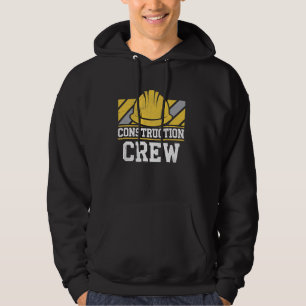 Construction Crew Builder Foreman Funny Constructi Hoodie