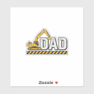 Construction Dad Excavator Vintage Shirt Design_1