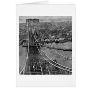 construction de pont de New York City Brooklyn