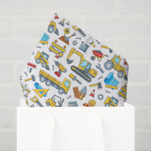 Construction Decoupage Tissue Paper