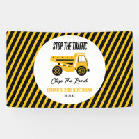 Construction Dump Truck Bulldozer Birthday Party