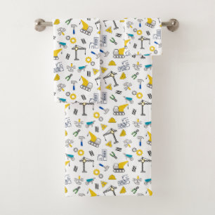 Construction Elements Bath Towel Set