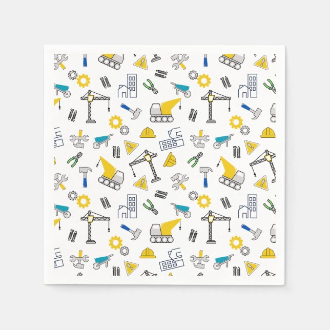 Construction Elements Napkin (Front)