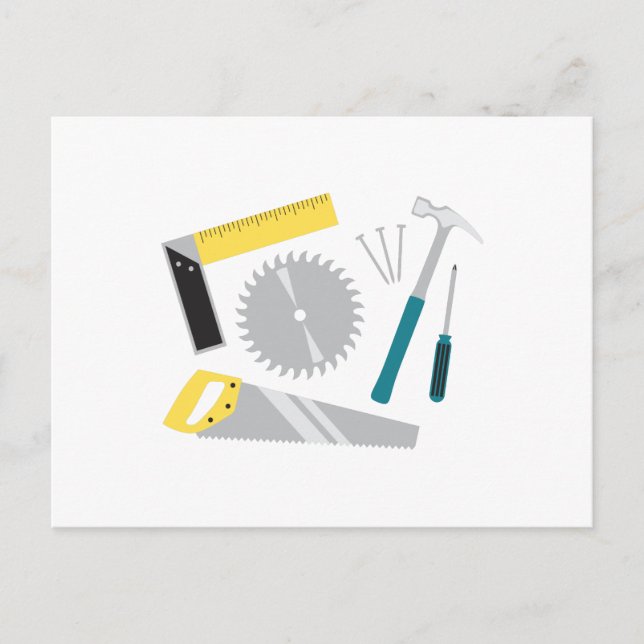 Construction Equipment Postcard (Front)