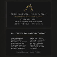 Construction Excavator Heavy Equipment Services