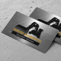 Construction Excavator Professional Plant Operator