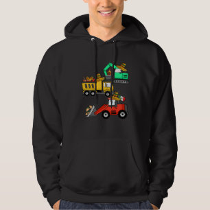 Construction Excavator Taco Mexican Crane Cinco De Hoodie