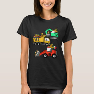 Construction Excavator Taco Mexican Crane Cinco De T-Shirt
