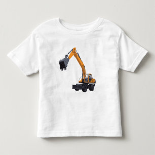 Construction Excavator Toddler T-shirt