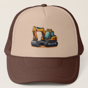 Construction/Excavator Trucker Hat